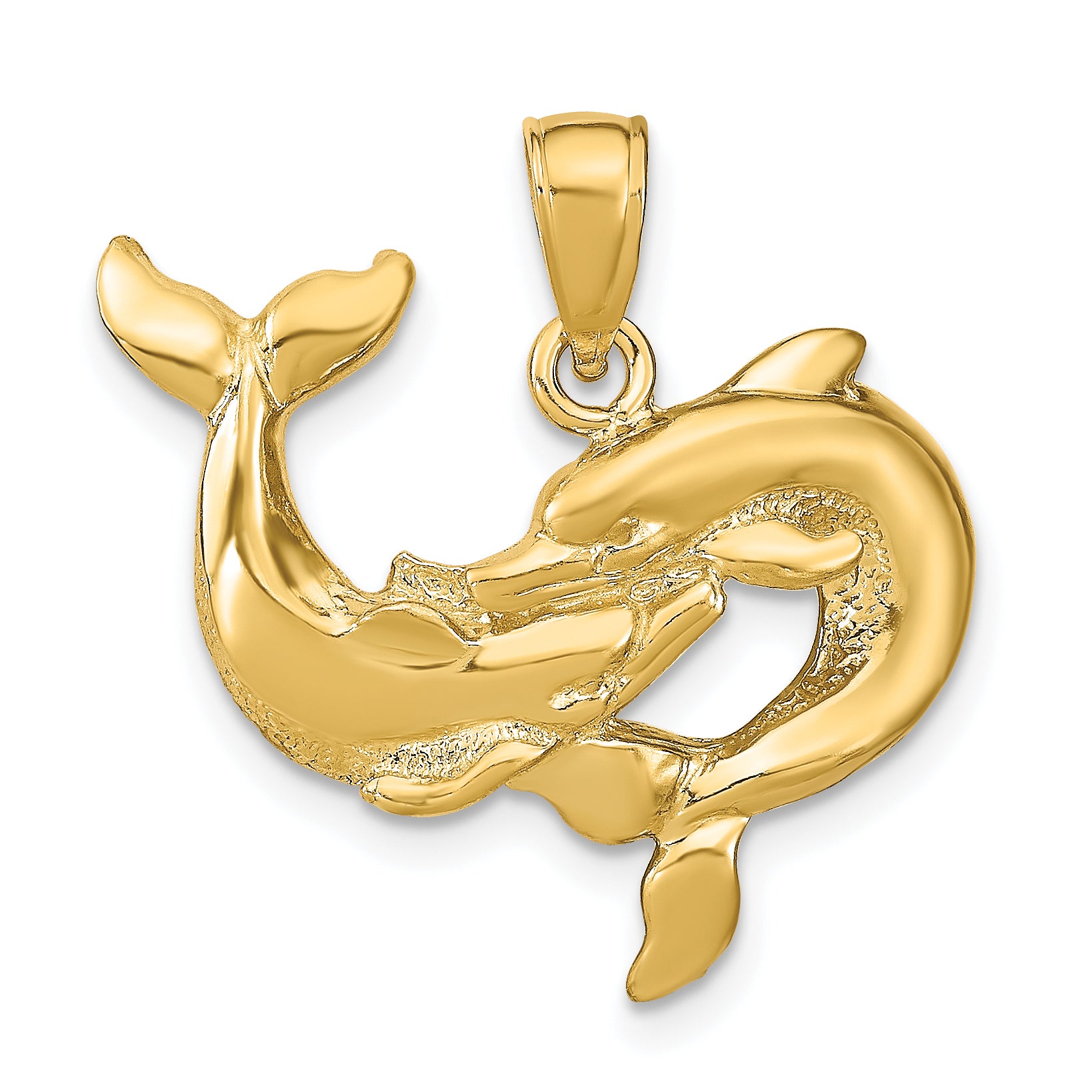14k Dolphins Pendant Main image