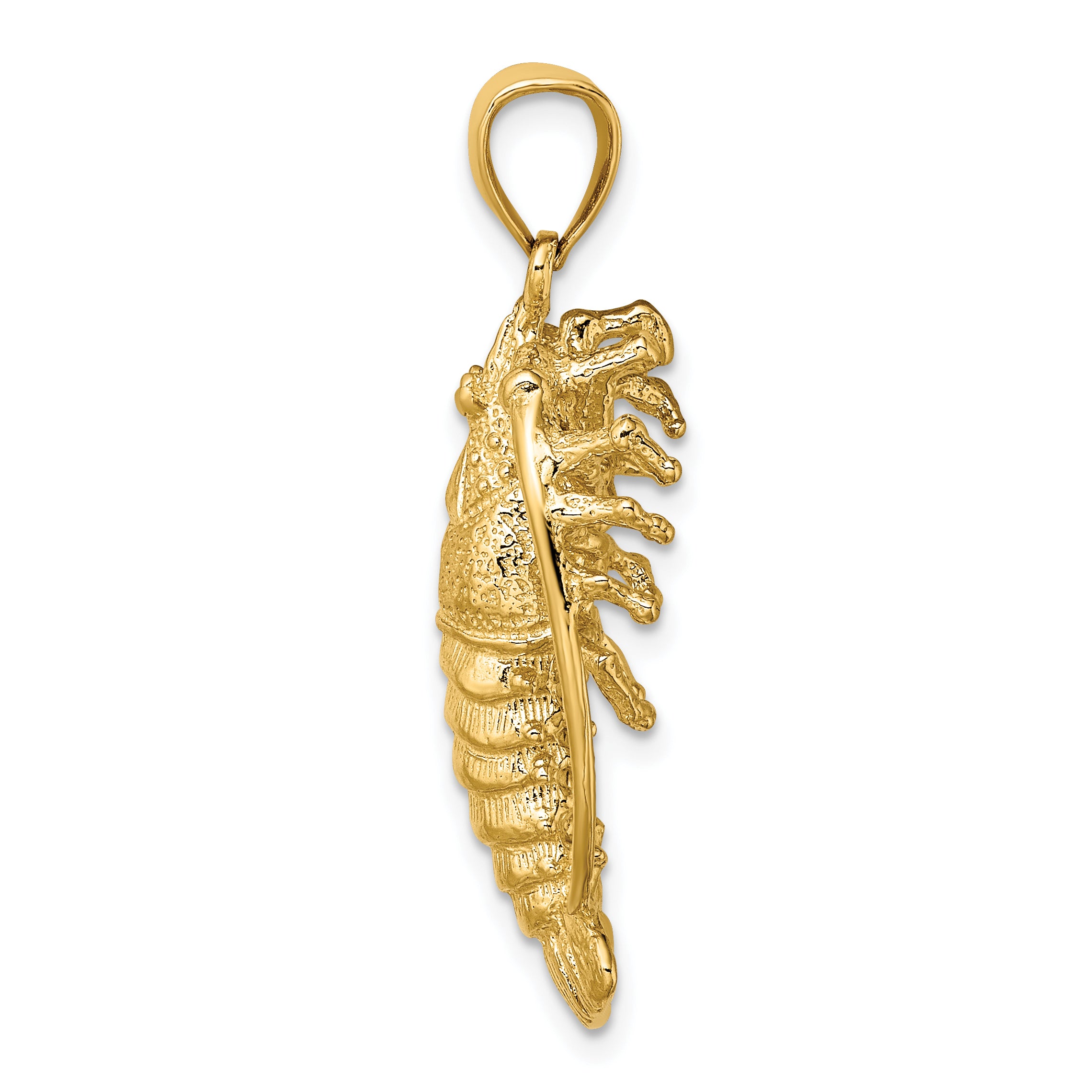 14K Florida Lobster Charm Secondary image