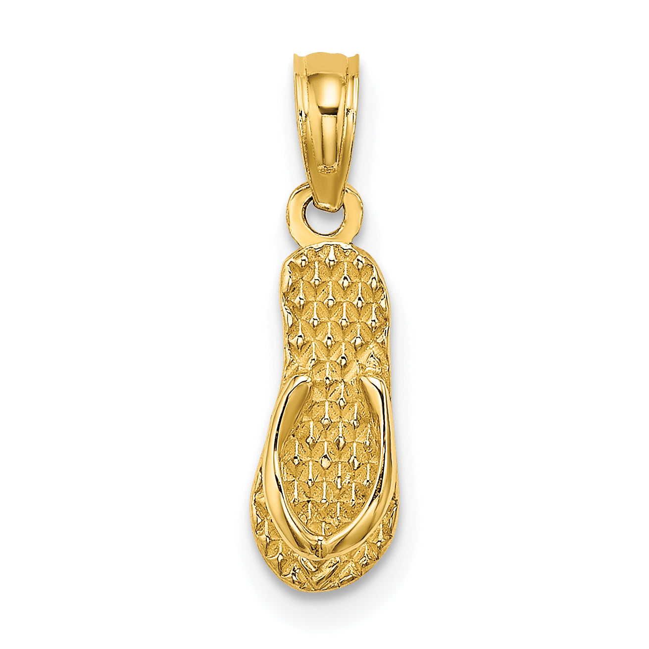 14K 3D REHOBOTH Single Flip-flop Charm Main image