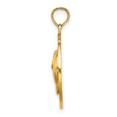 14K MYSTIC CT Dolphins Charm