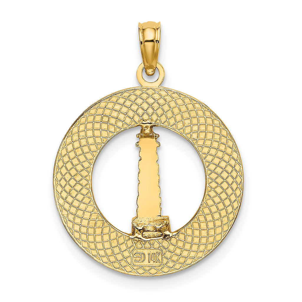 14K MYSTIC CT Lighthouse Charm