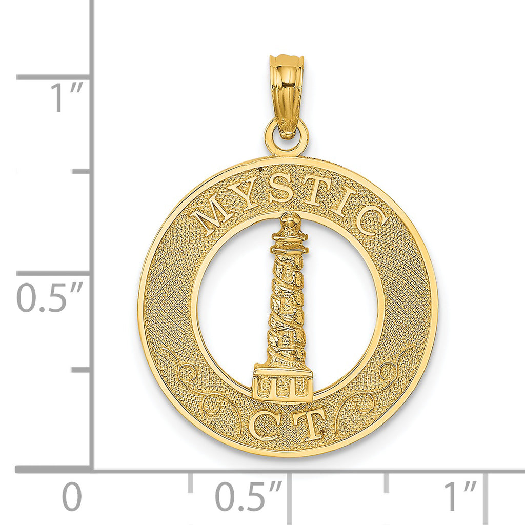 14K MYSTIC CT Lighthouse Charm