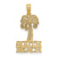 14K SOUTH BEACH Under Palm Tree Charm