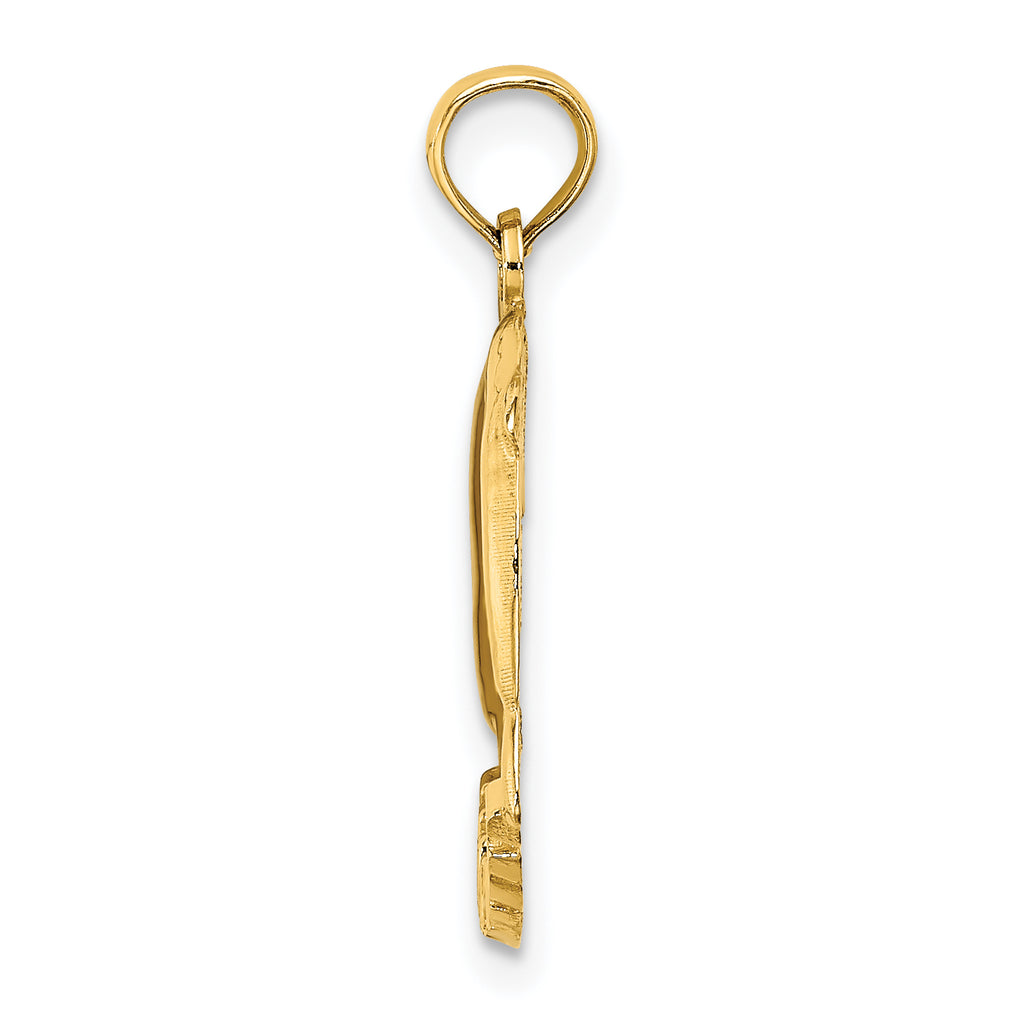 14K JAMAICA w/Dolphins Charm