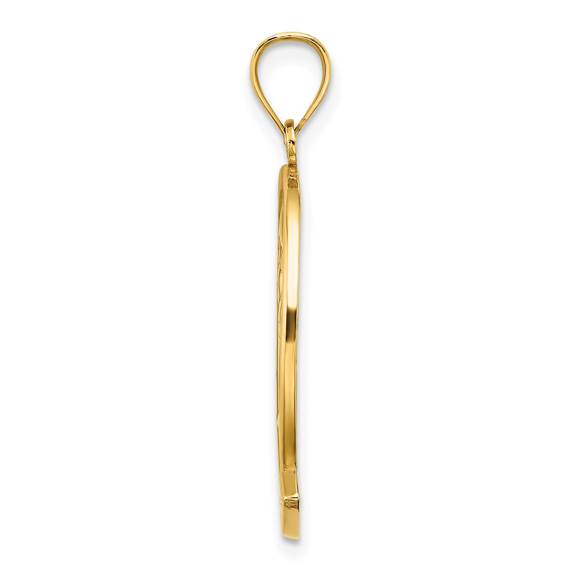 14K HAWAII w/ Dolphins in Waves Charm