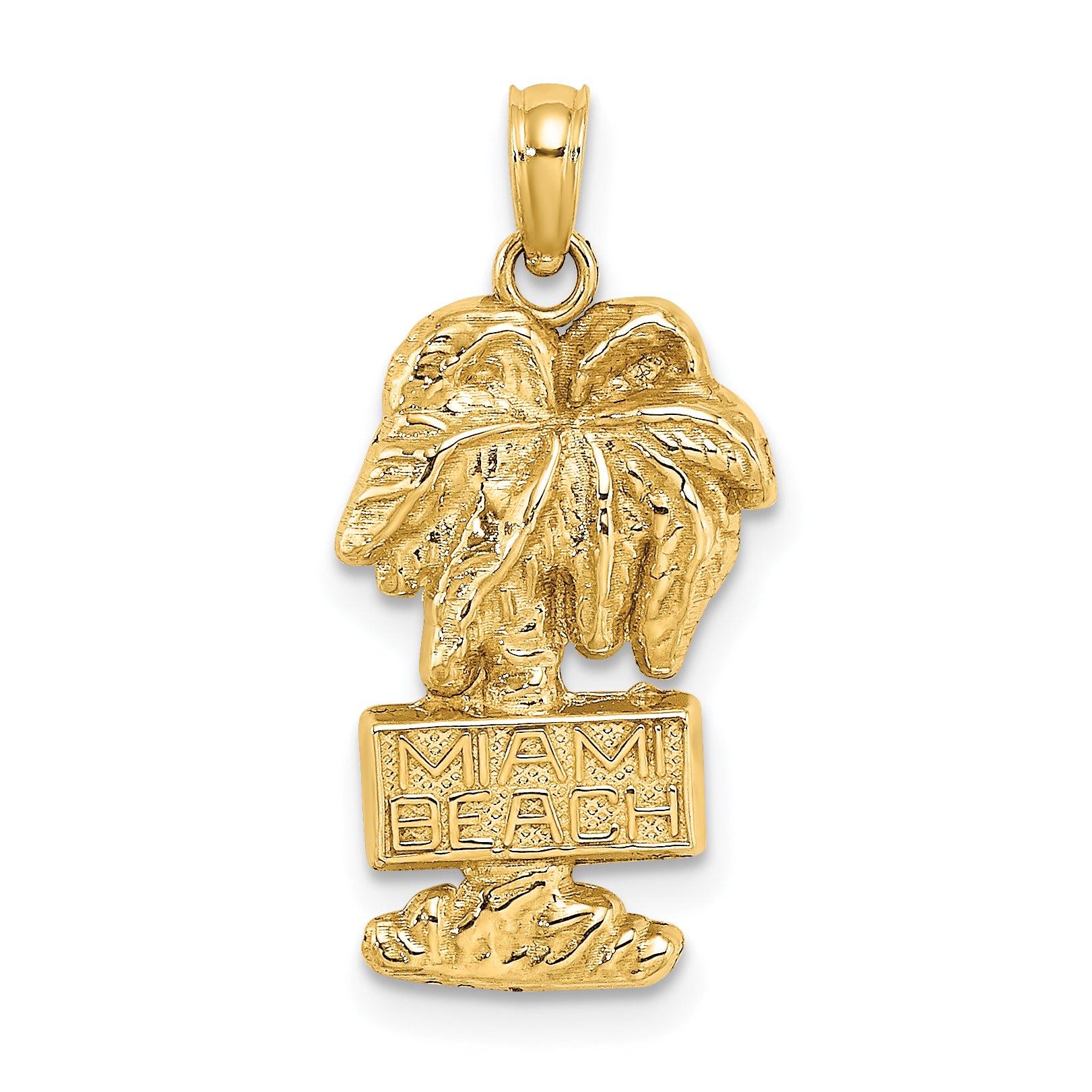 14K MIAMI BEACH Palm Tree Charms