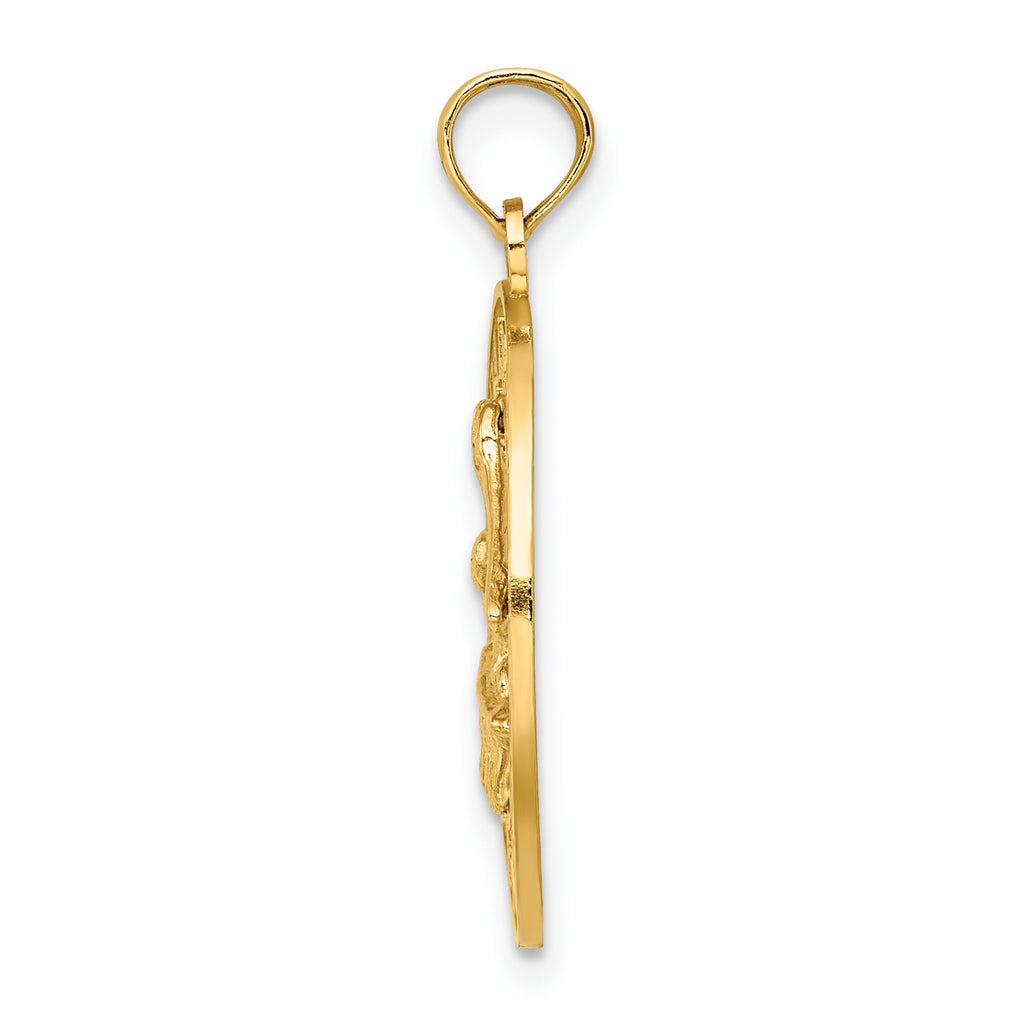14K LAUDERDALE-BY-THE-SEA FL w/Pelican Charm