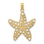 14K Cut-Out Starfish Charm