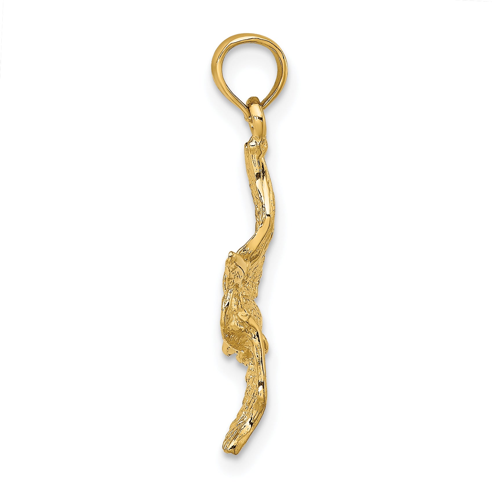 14K 3-D Pelican Flying Charm Secondary image