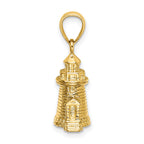 14K 3-D Brant Point Lighthouse Nantucket Harbor, Ma Charm