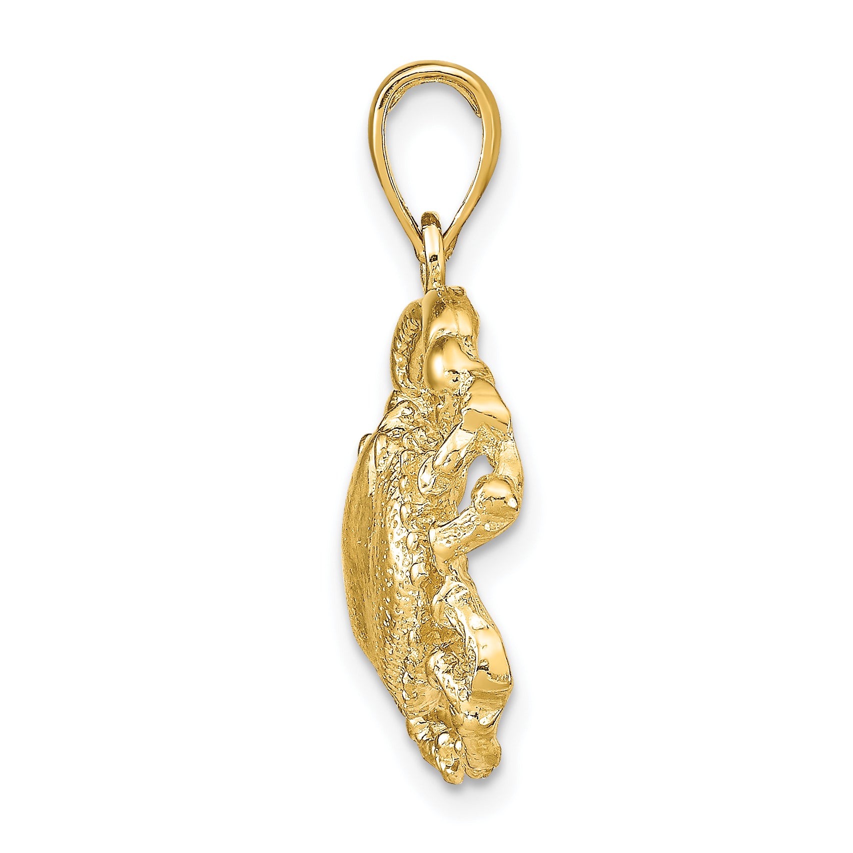 14k Crab Pendant Secondary image