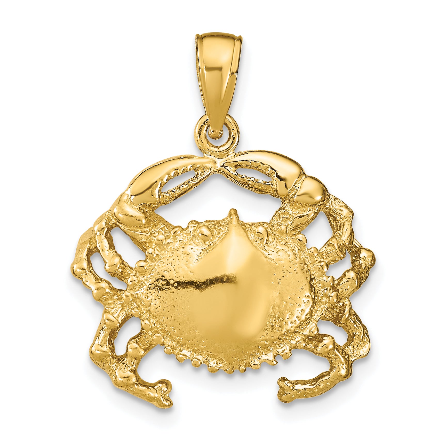 14k Crab Pendant Main image