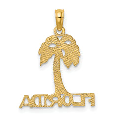 14K FLORIDA Palm Tree Charm