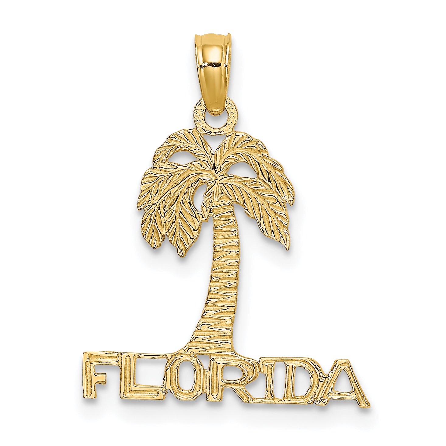 14K FLORIDA Palm Tree Charm Main image