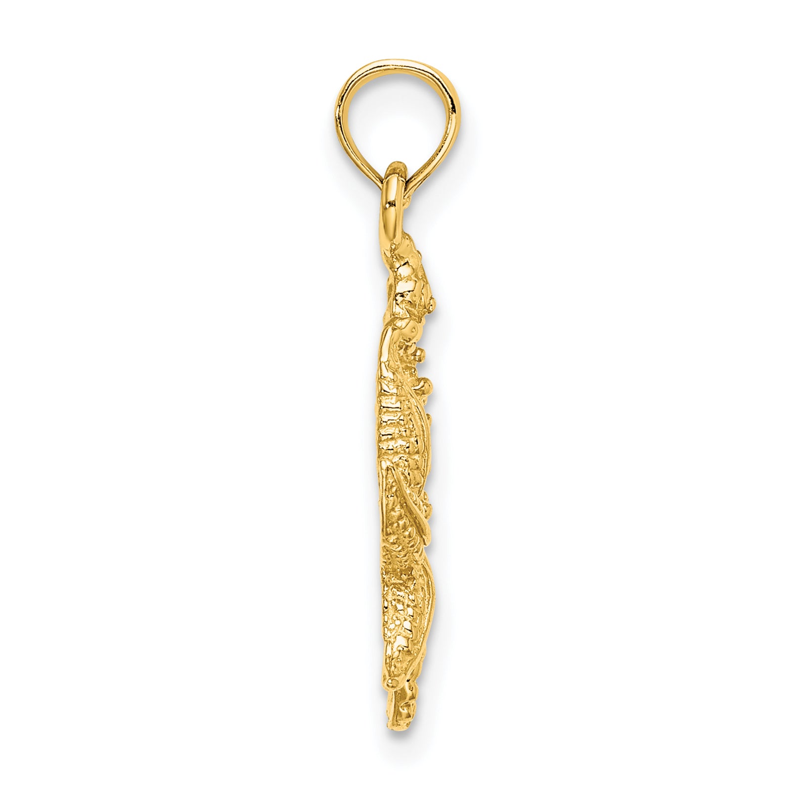 14K Starfish and Seahorse Charm