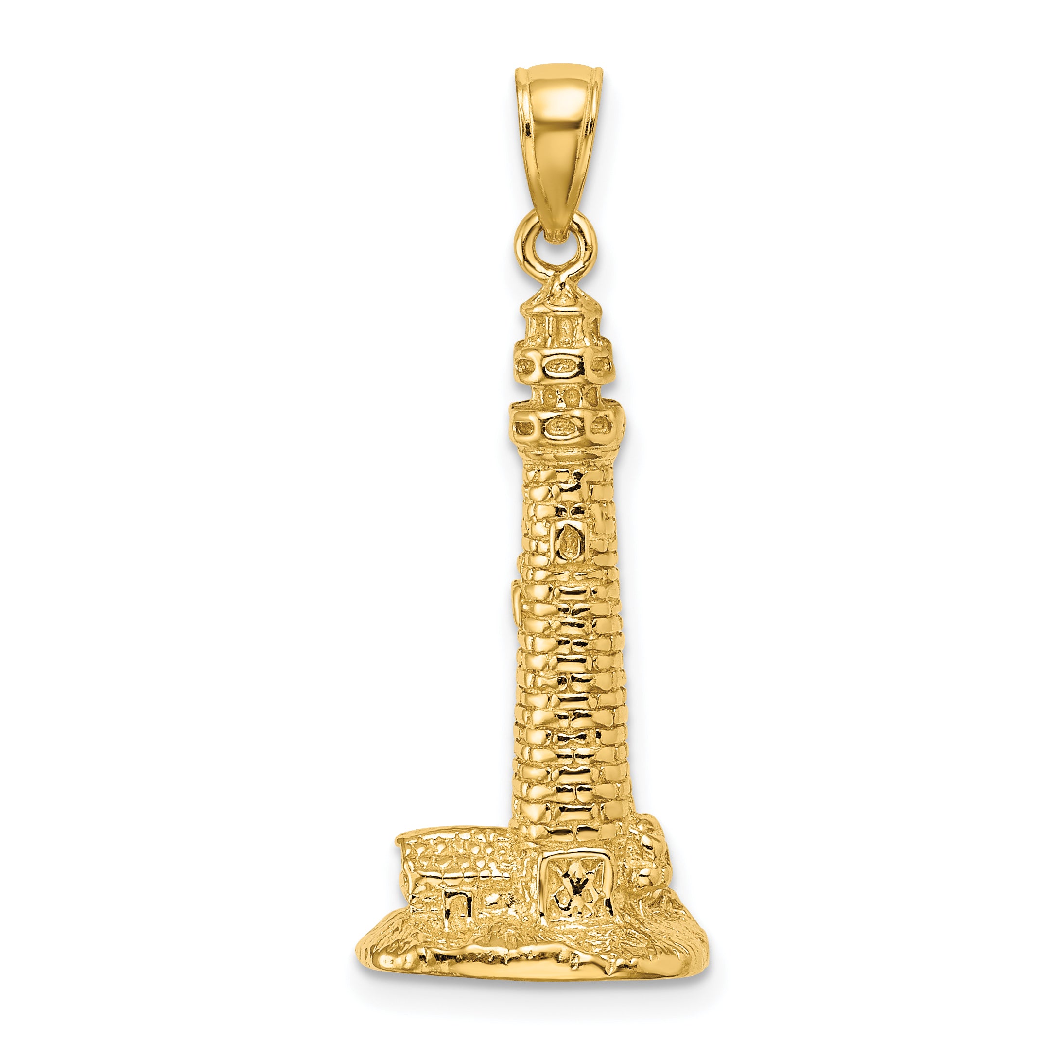 14K 3D CAPE MAY NJ Lighthouse Charm Main image