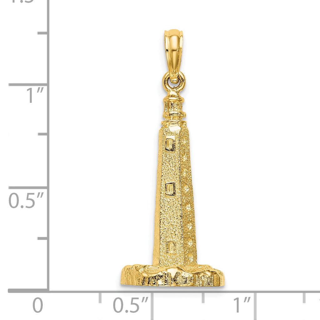 14K 3-D Cape Henlopen Lighthouse, De Charm