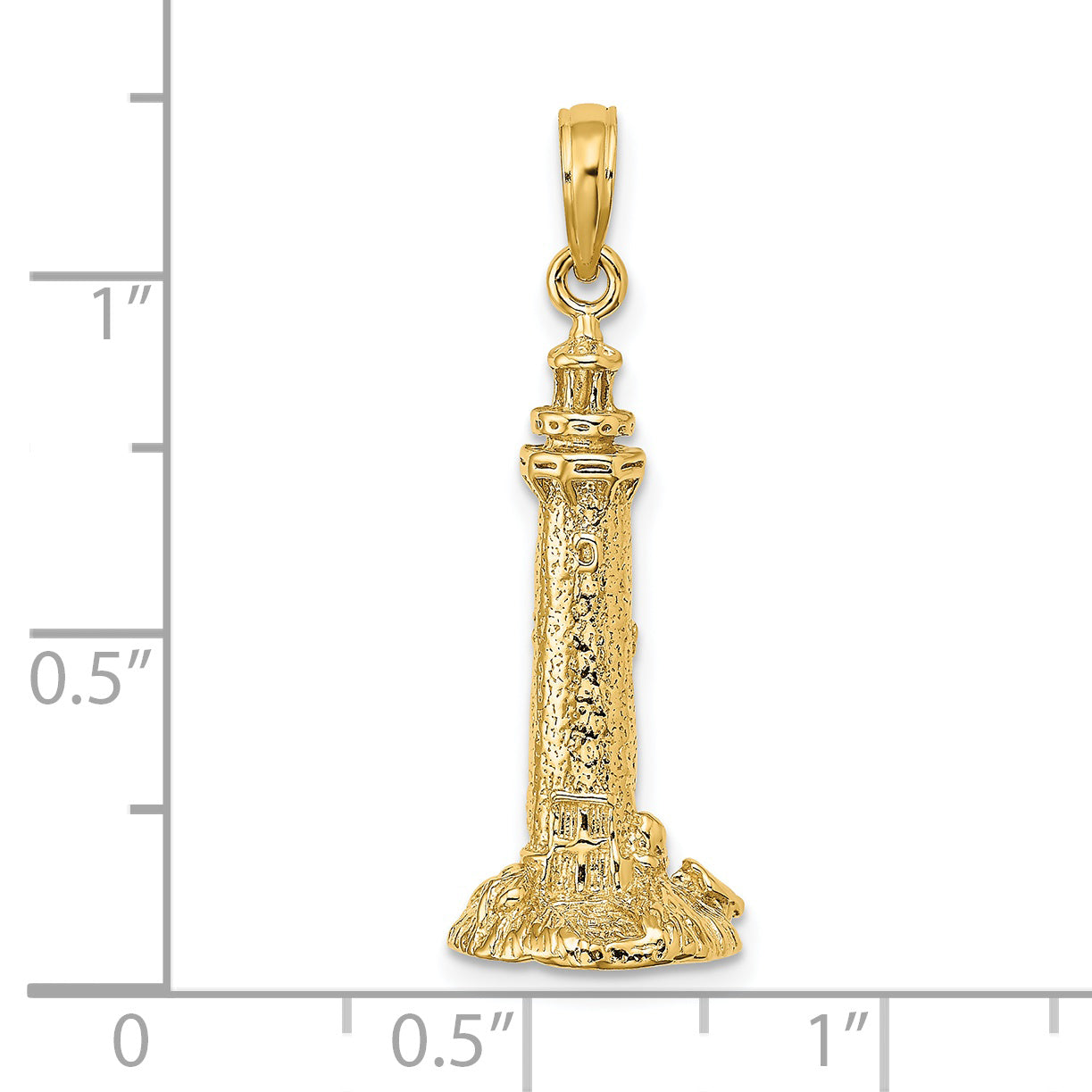 14K 3-D Fenwick Island Lighthouse, De Charm