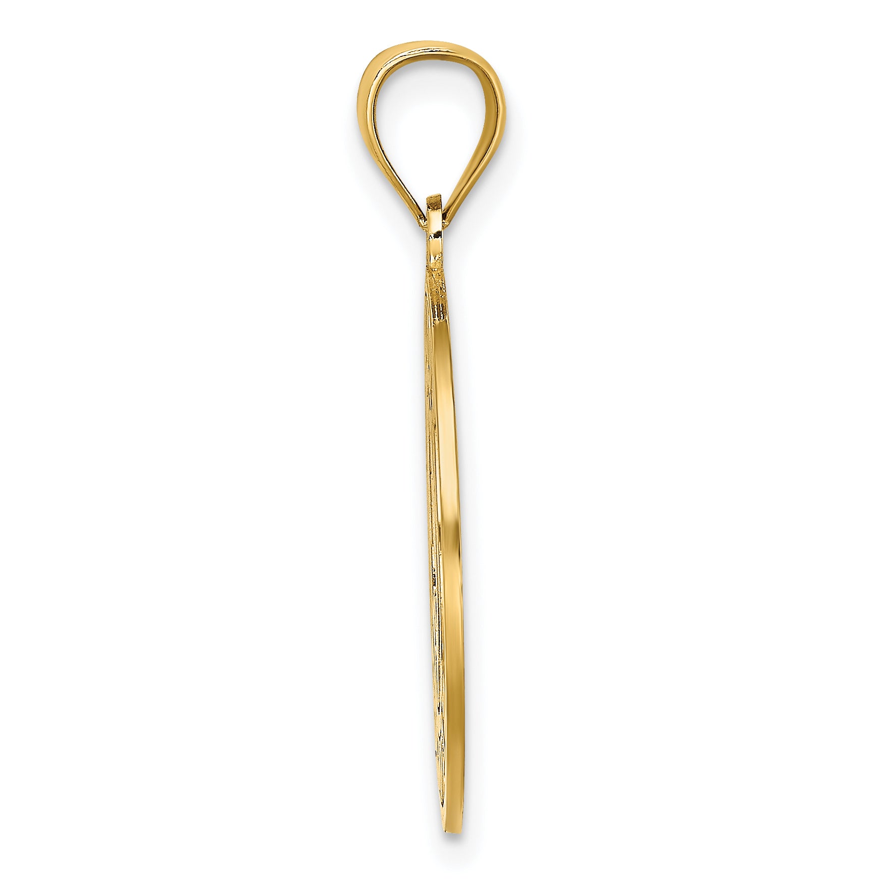 14K SAINT THOMAS w/ Dolphins Charm Secondary image
