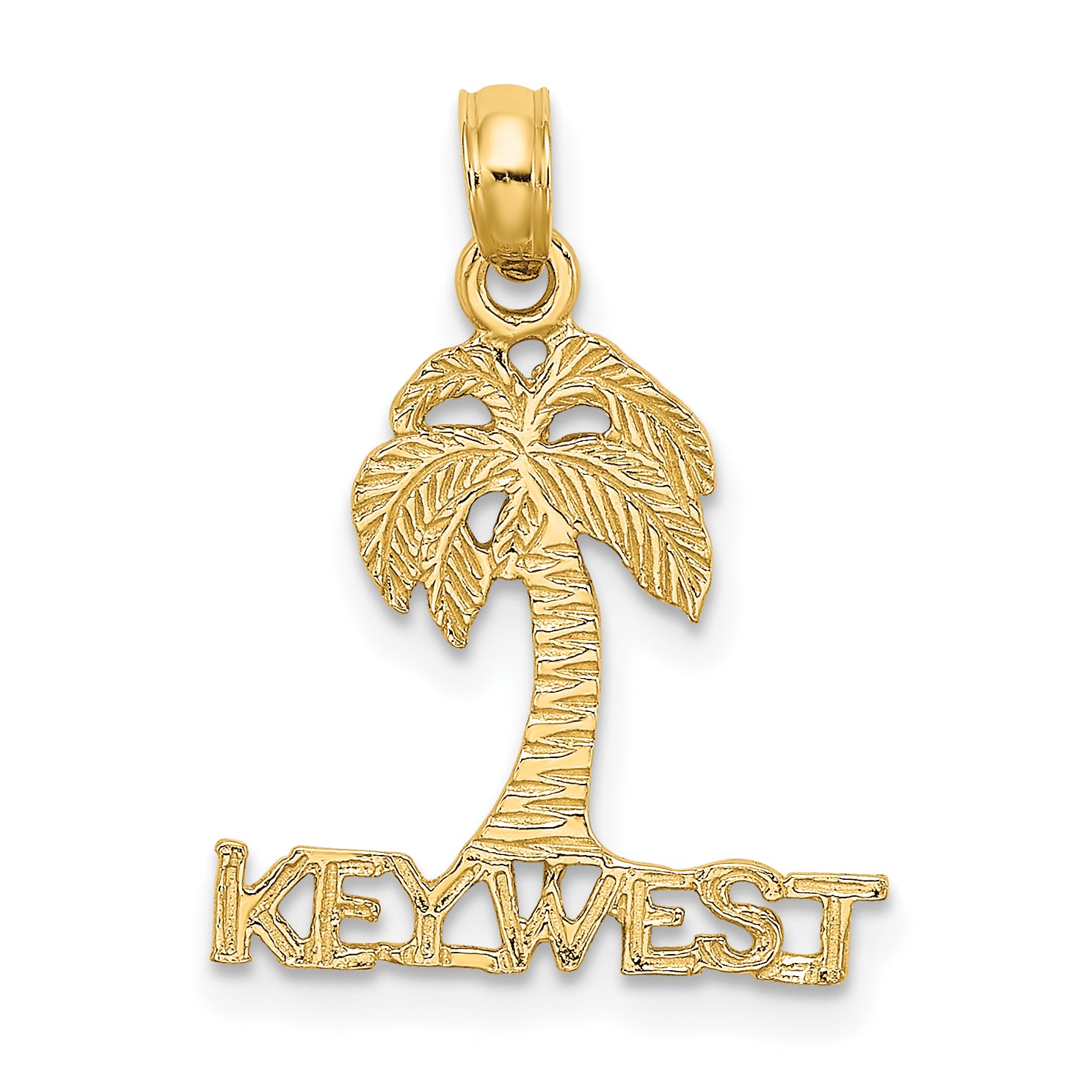 14K KEY WEST Palm Tree Charm Main image