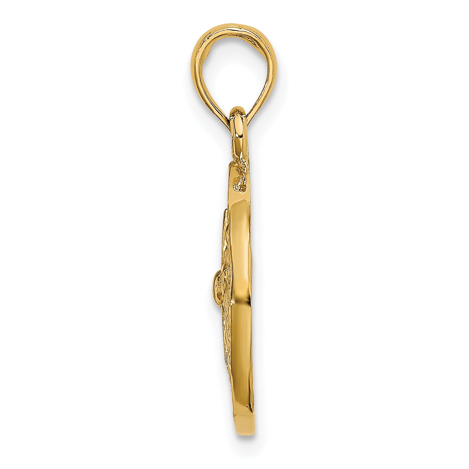 14K Cut-Out Sand Dollar Charm