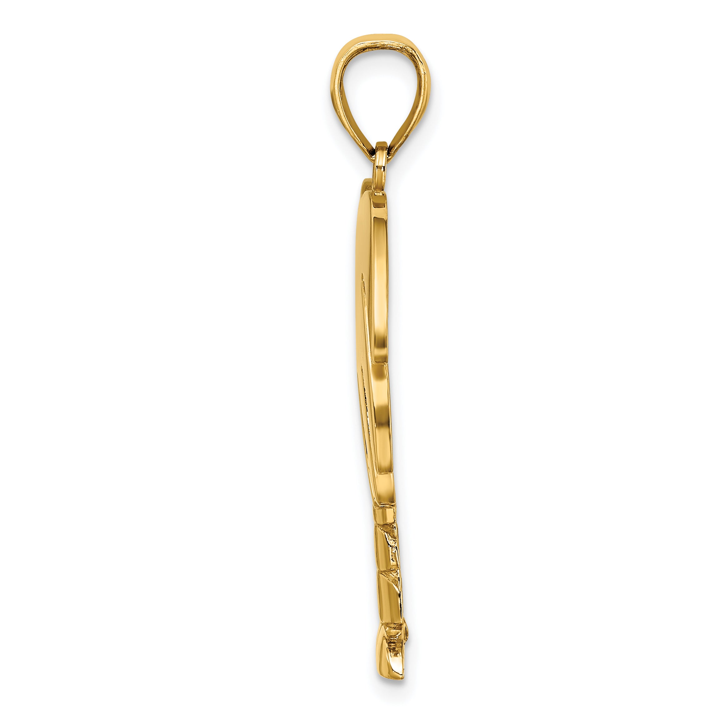 14K Large Charleston Palm Tree Charm Secondary image