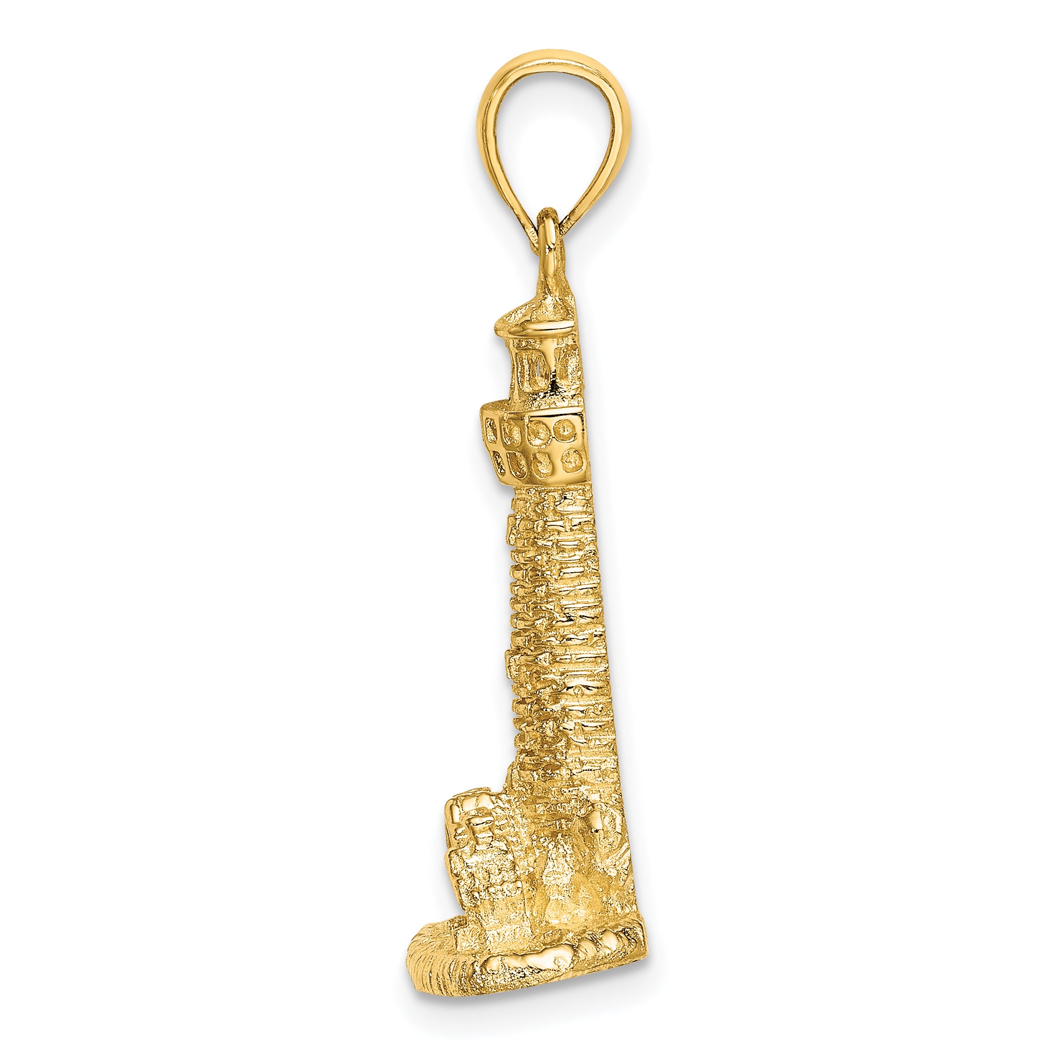 14K 2-D Assateague Island Lighthouse, Va Charm Secondary image