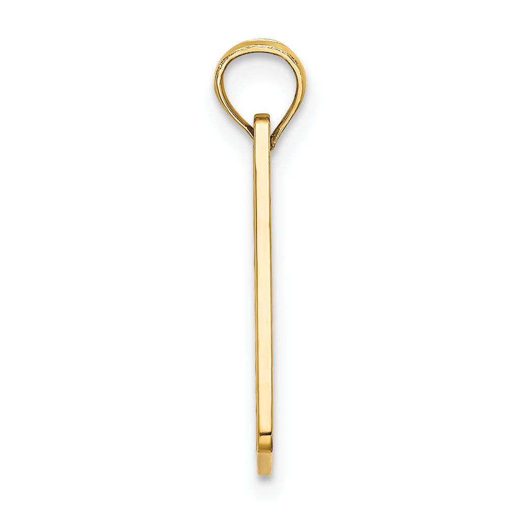14K Textured FT. MYERS FLORIDA License Plate Charm