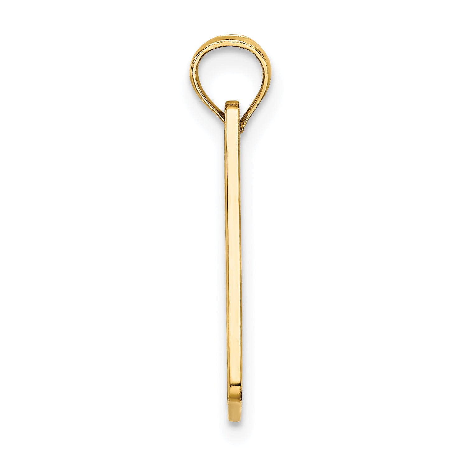 14K Textured FT. MYERS FLORIDA License Plate Charm