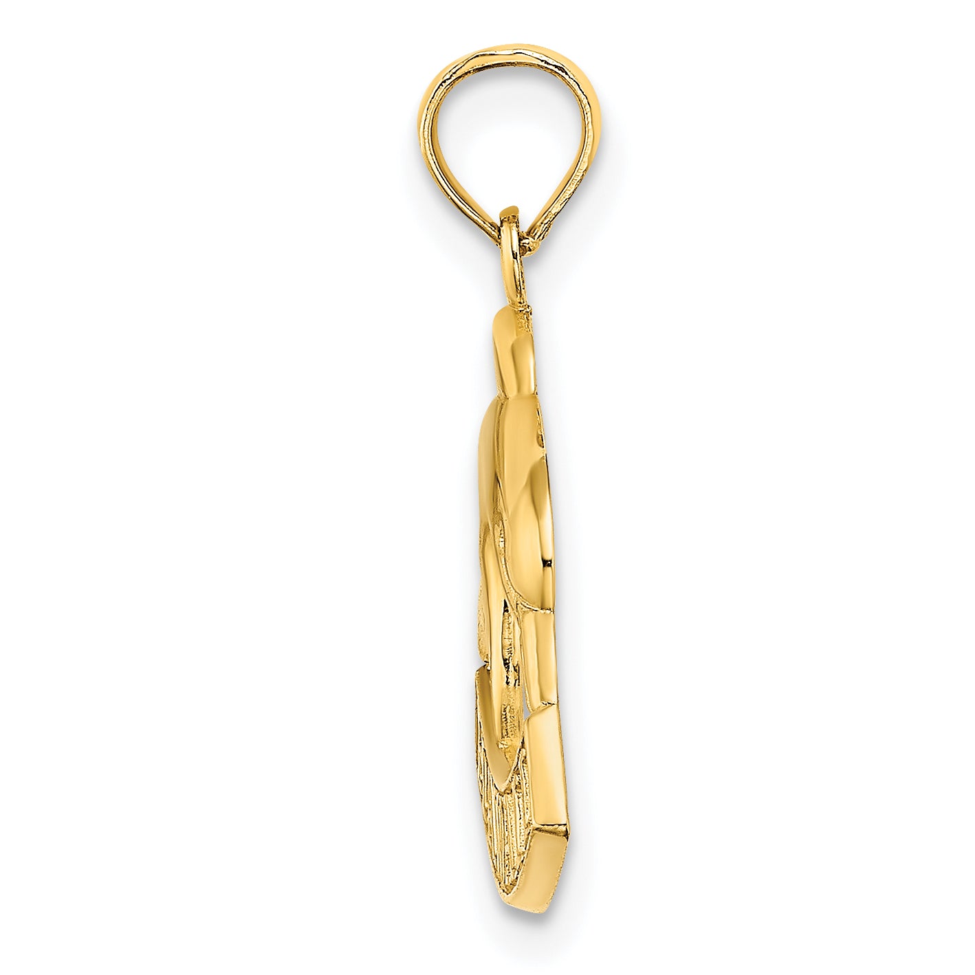14K HAWAII Dolphin Charm Secondary image