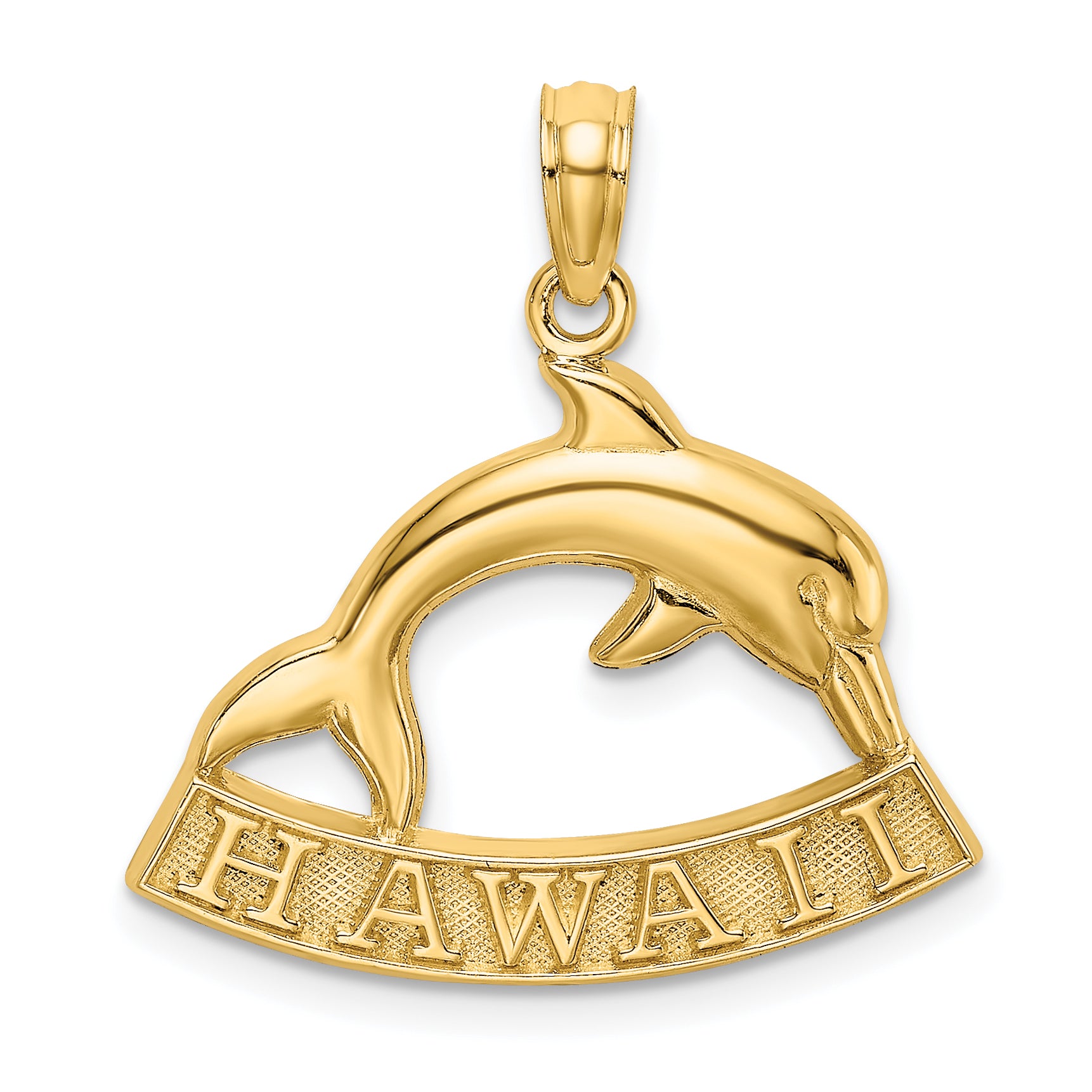 14K HAWAII Dolphin Charm Main image