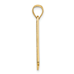 14K Textured OCEAN CITY, NJ License Plate Charm