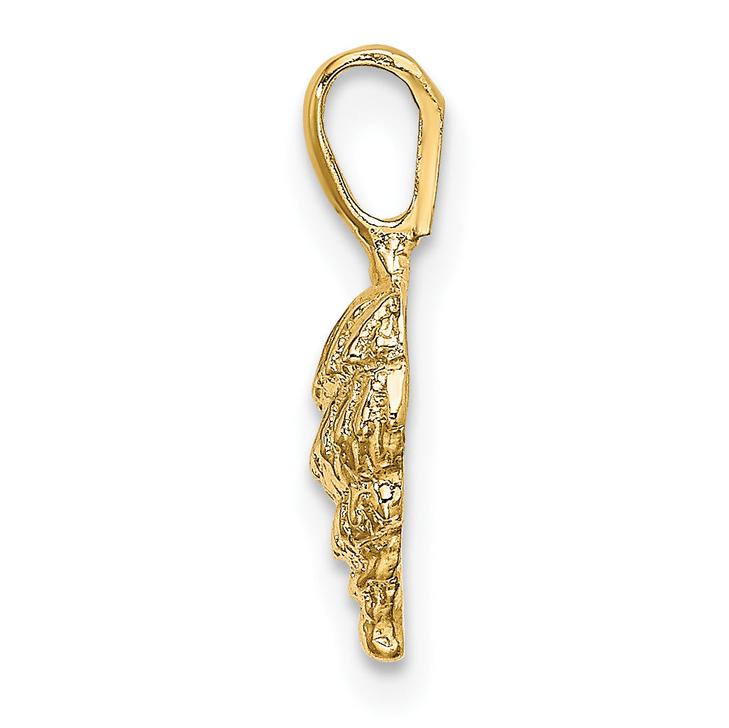 14K Mini Conch Shell Charm Secondary image