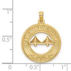 14K CHARLESTON Bridge Charm