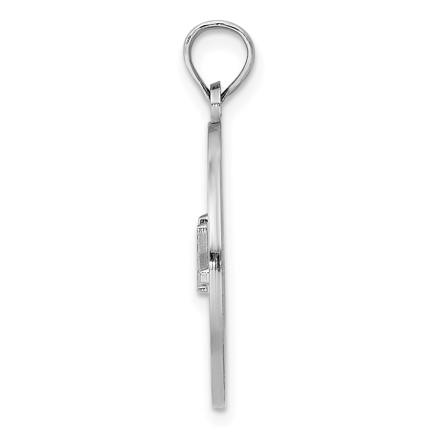 14K White Gold CHARLESTON Bridge Charm Secondary image