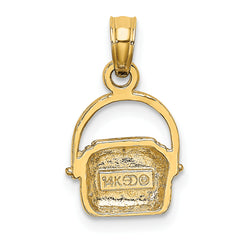 14K 2-D Nantucket Basket Charm