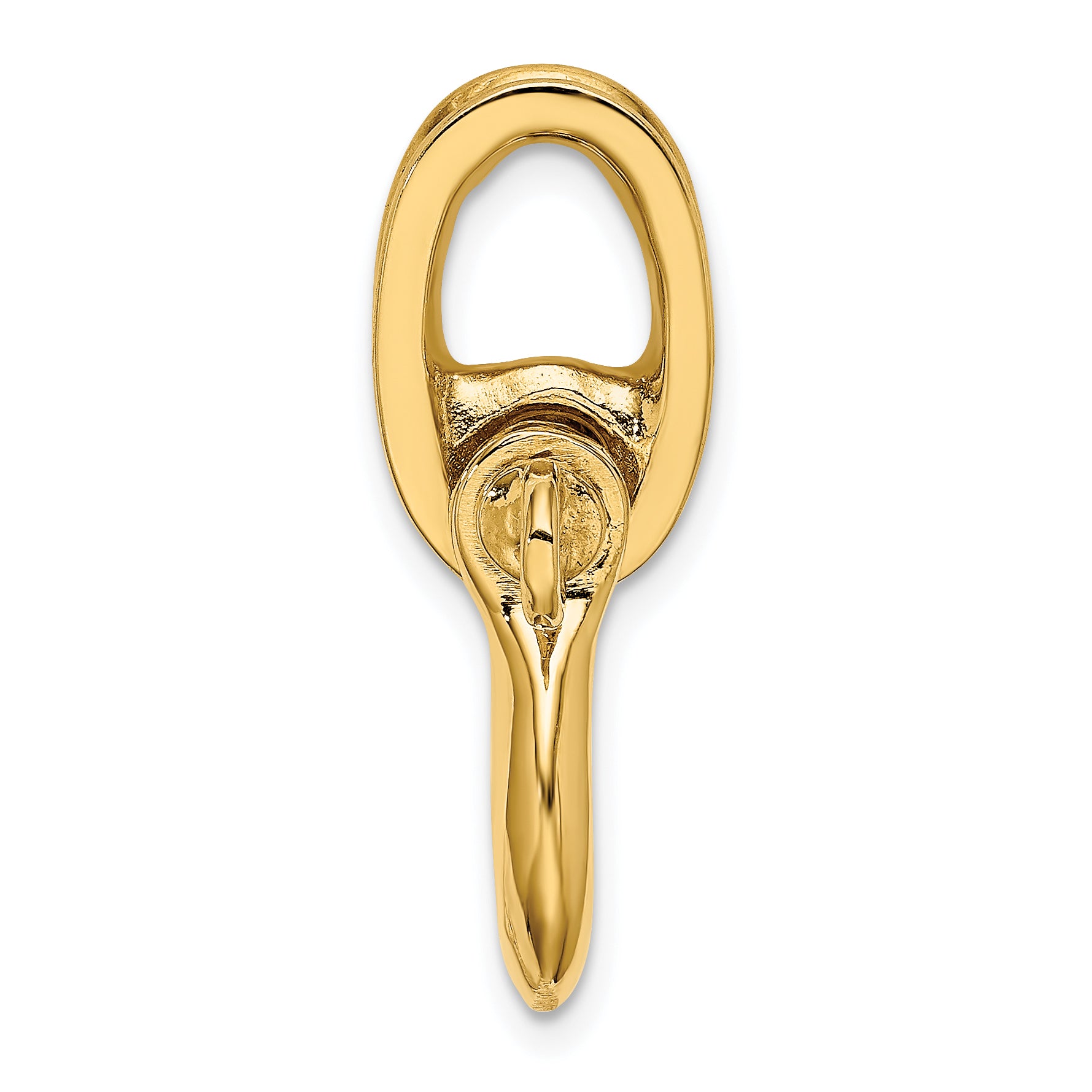 14K 3-D Medium Shackle Charm