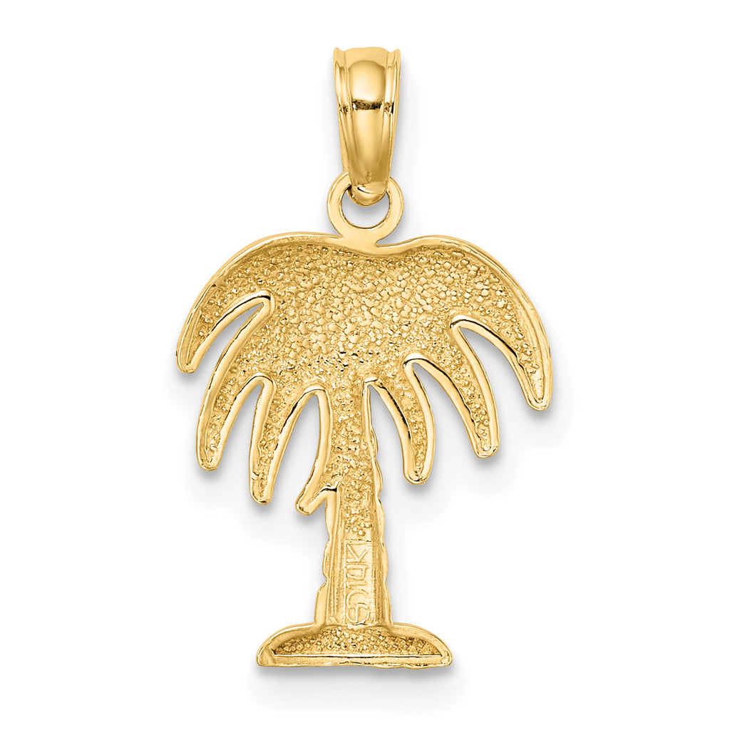 14K Charleston Palm Tree Charm