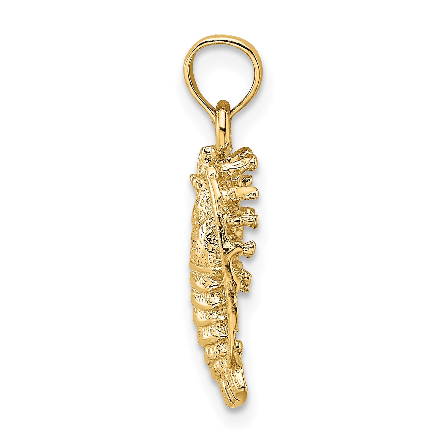 14K Florida Lobster with Out Claws Charm Secondary image