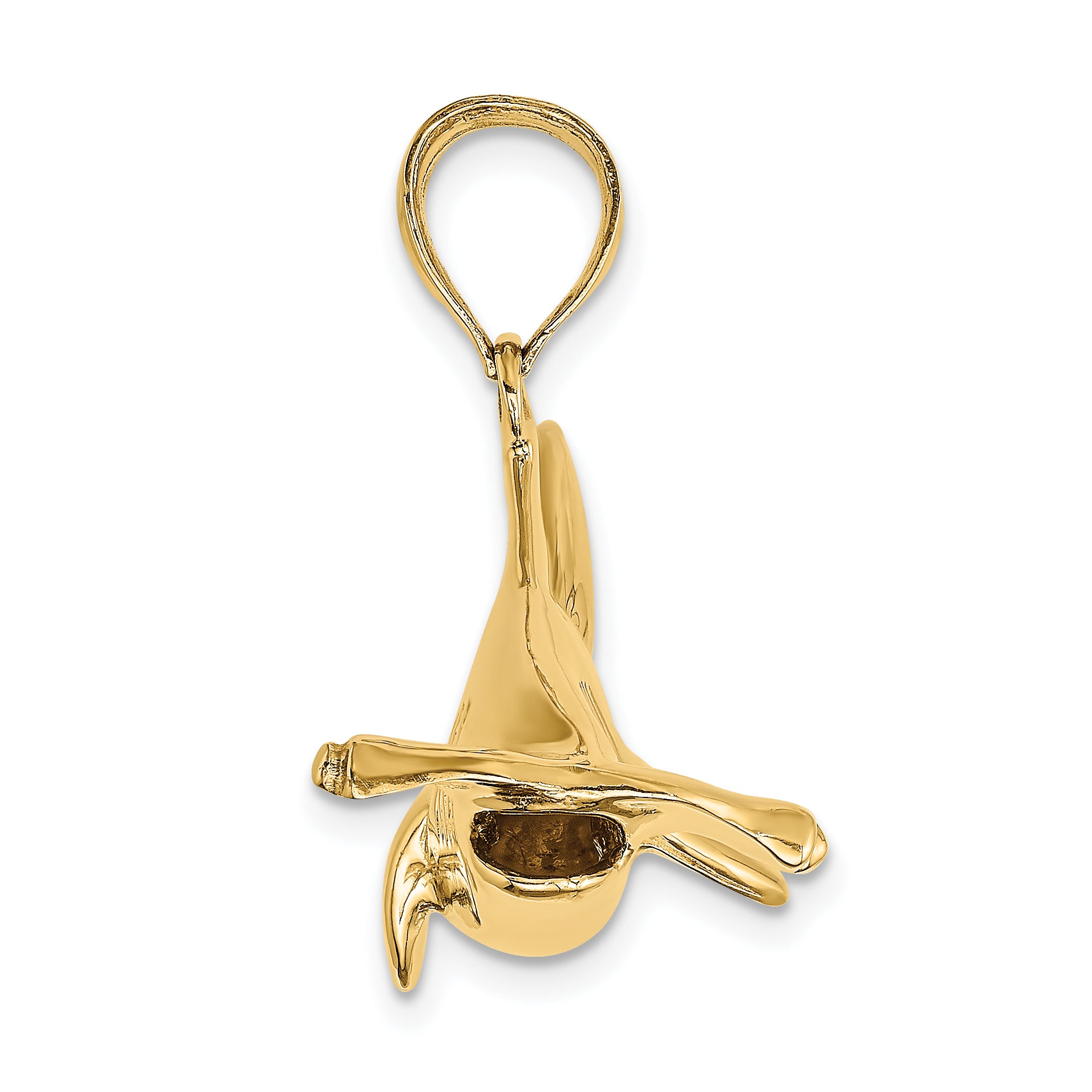 14K 3-D Hammerhead Shark Charm