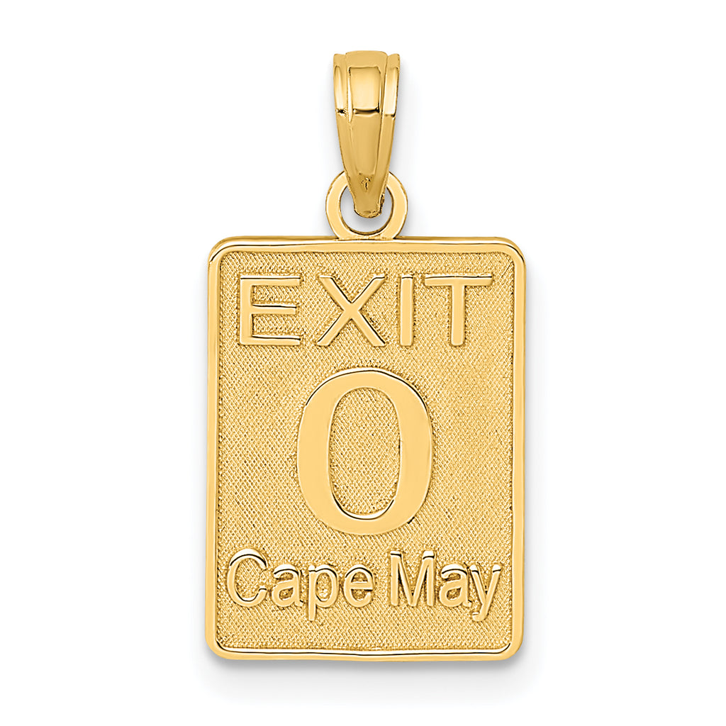 14K EXIT 0 / CAPE MAY Charm