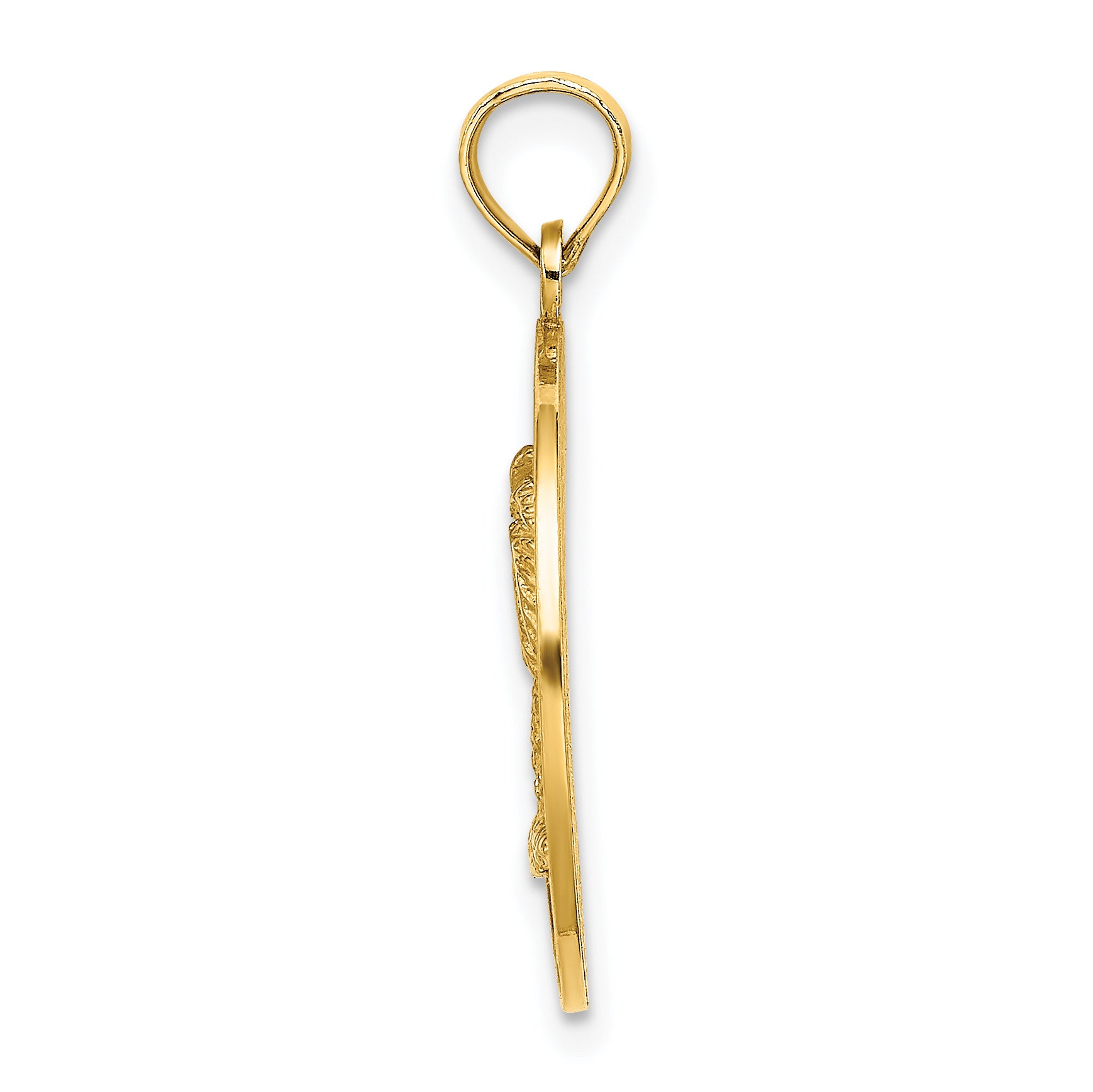 14K BEAUFORT SC Palm Tree Charm Secondary image