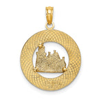 14K BLOCK ISLAND, RI w/ Lighthouse Charm