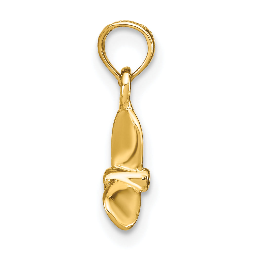 14K 3-D w/ 3 Blades Propeller Charm
