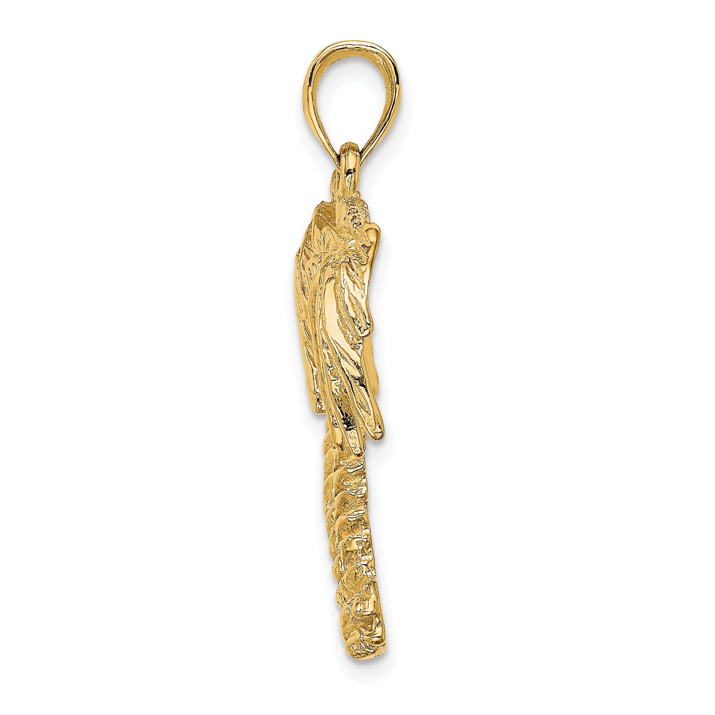 14K 2-D Double Palm Tree Charm Secondary image