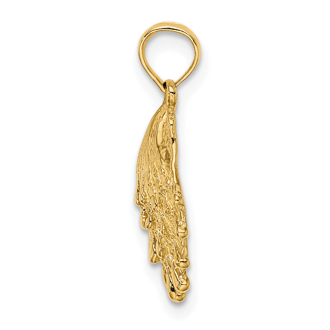 14K Lion's Paw Shell Charm Secondary image