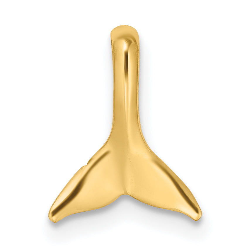 14K Mini Whale Tail Chain Slide Main image