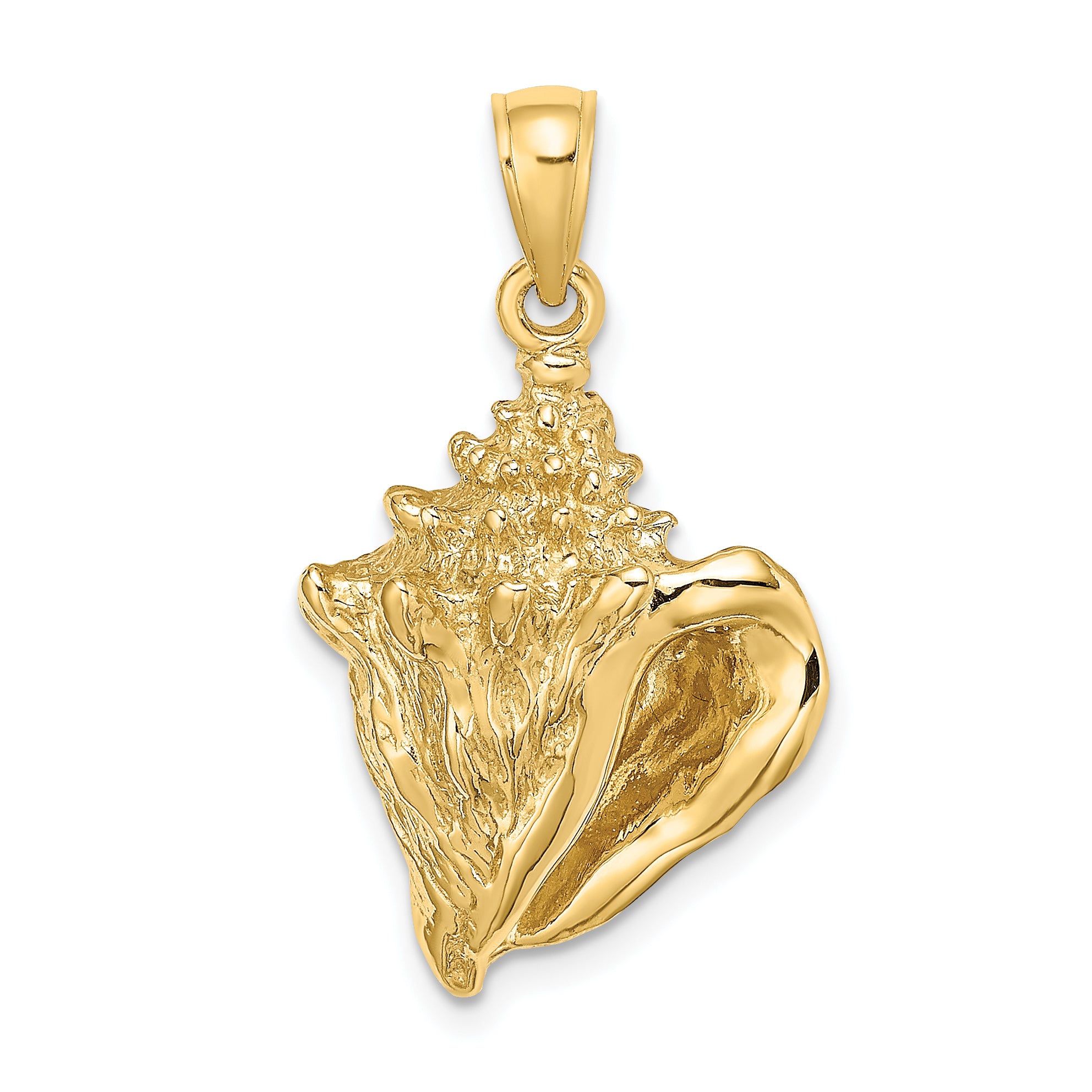14K Conch Shell Charm Main image
