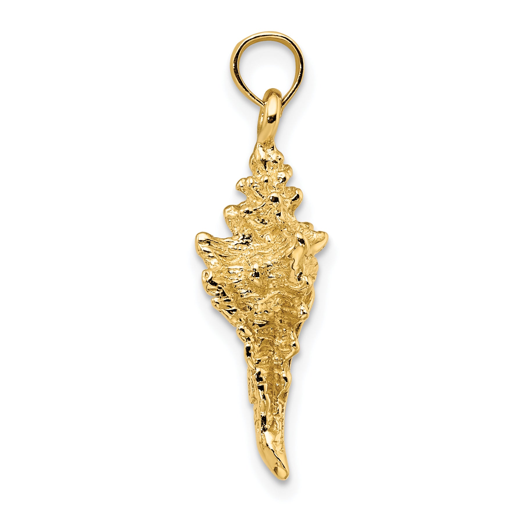 14K 3-D Conch Shell Charm Secondary image