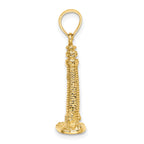 14K 3D Cape May, NJ Lighthouse Charm